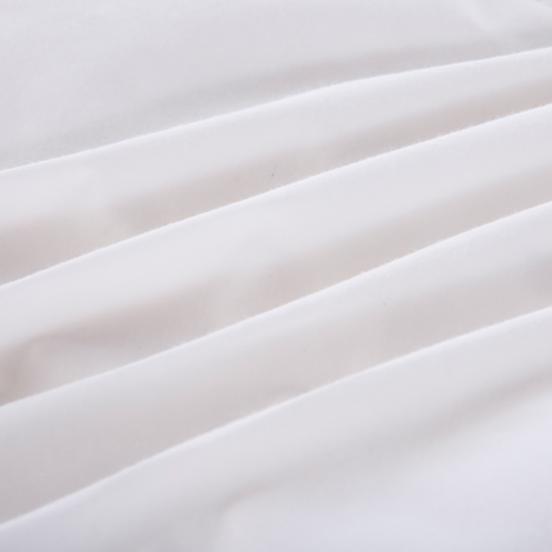 Cotton anti-feather white goose down quilt