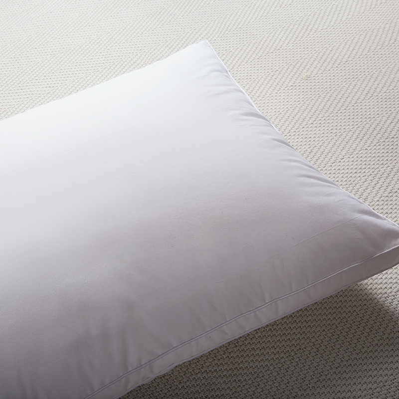 Feather velvet pillow