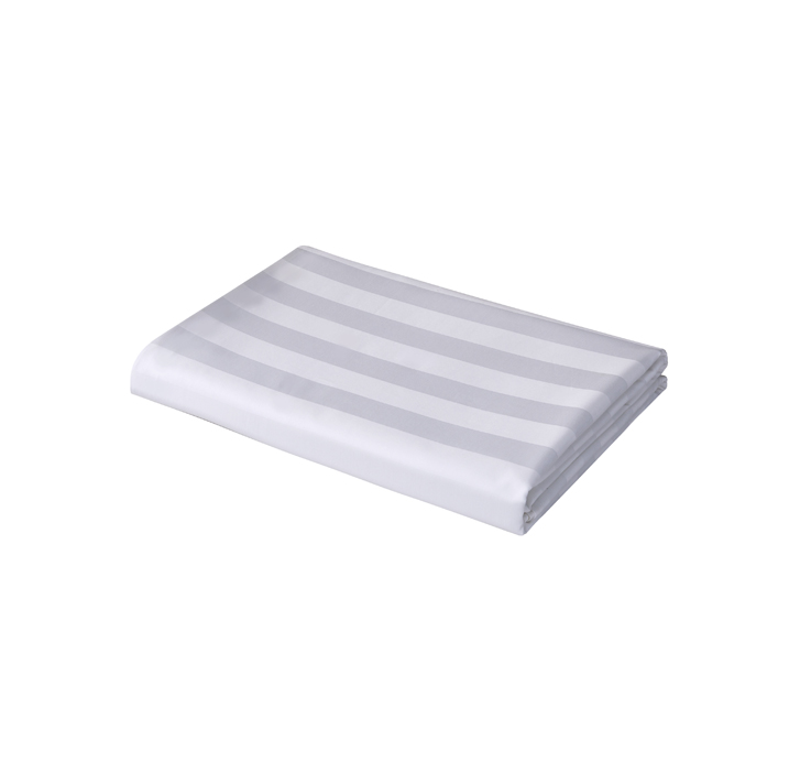 REAL TEXTILE Hotel 100% Cotton WhiteSatin Stripe 5mm/10mm/30mm,400 Thread Count Bedding Sets