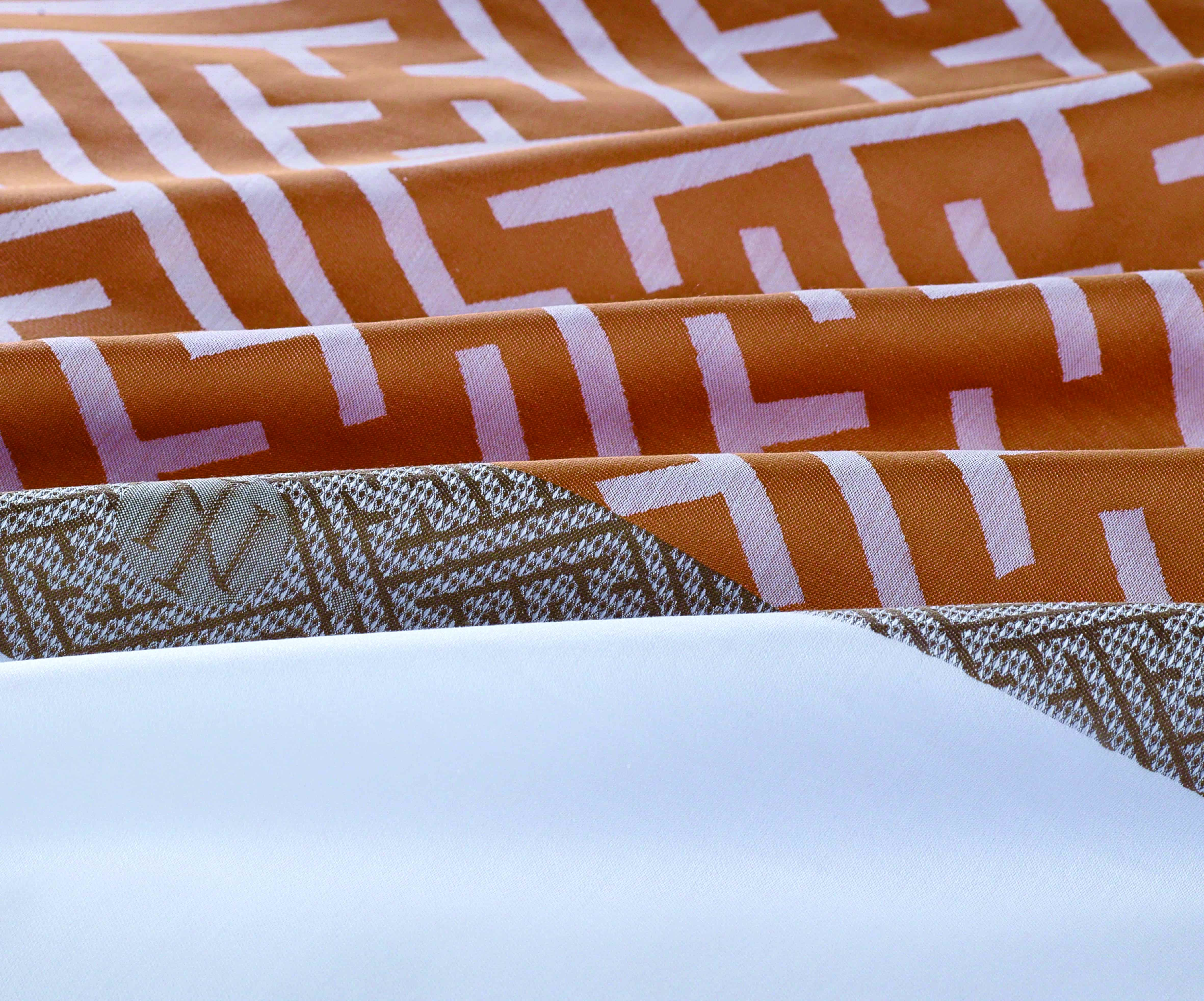 REAL TEXTILESpecial Offer. Hotel 100% Cotton White 350 Thread Count Yarn-dyed Bedding Sets