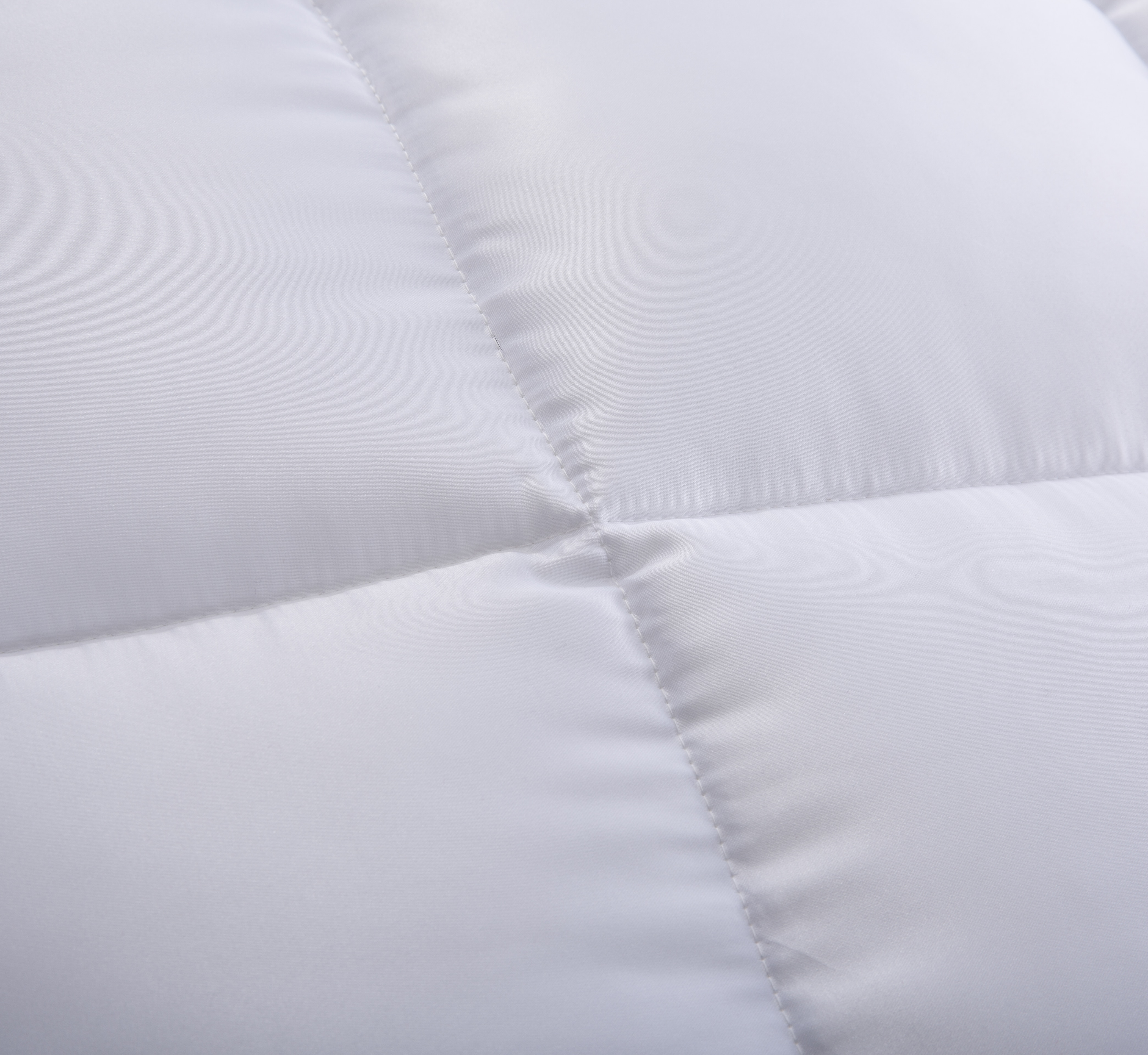 REAL TEXTILEHigh Quality 100% Cotton Sateen Fabric Microfiber Filling WhiteDuvet Quilted Duvet