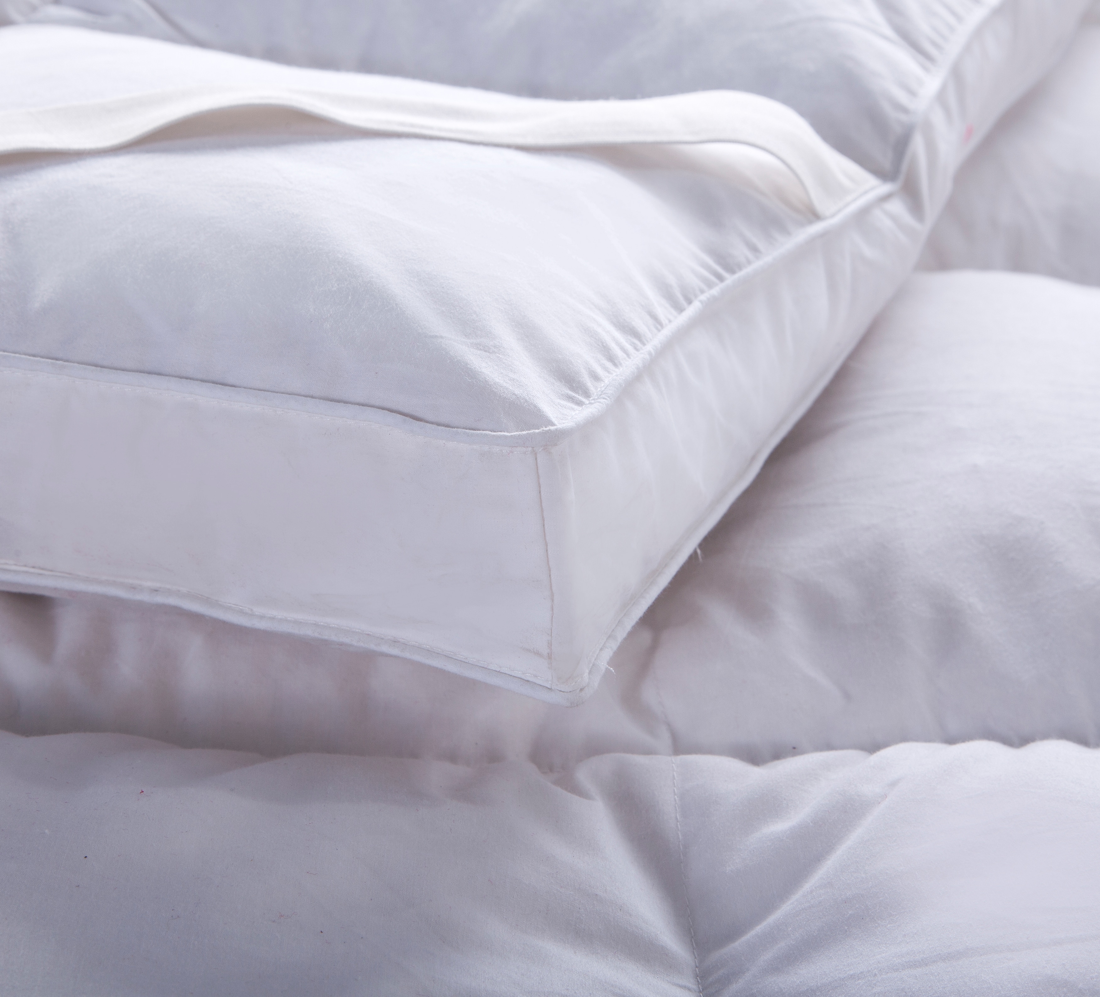 REAL TEXTILENatural Duck Feather Mattress Topper Hotel Bedroom