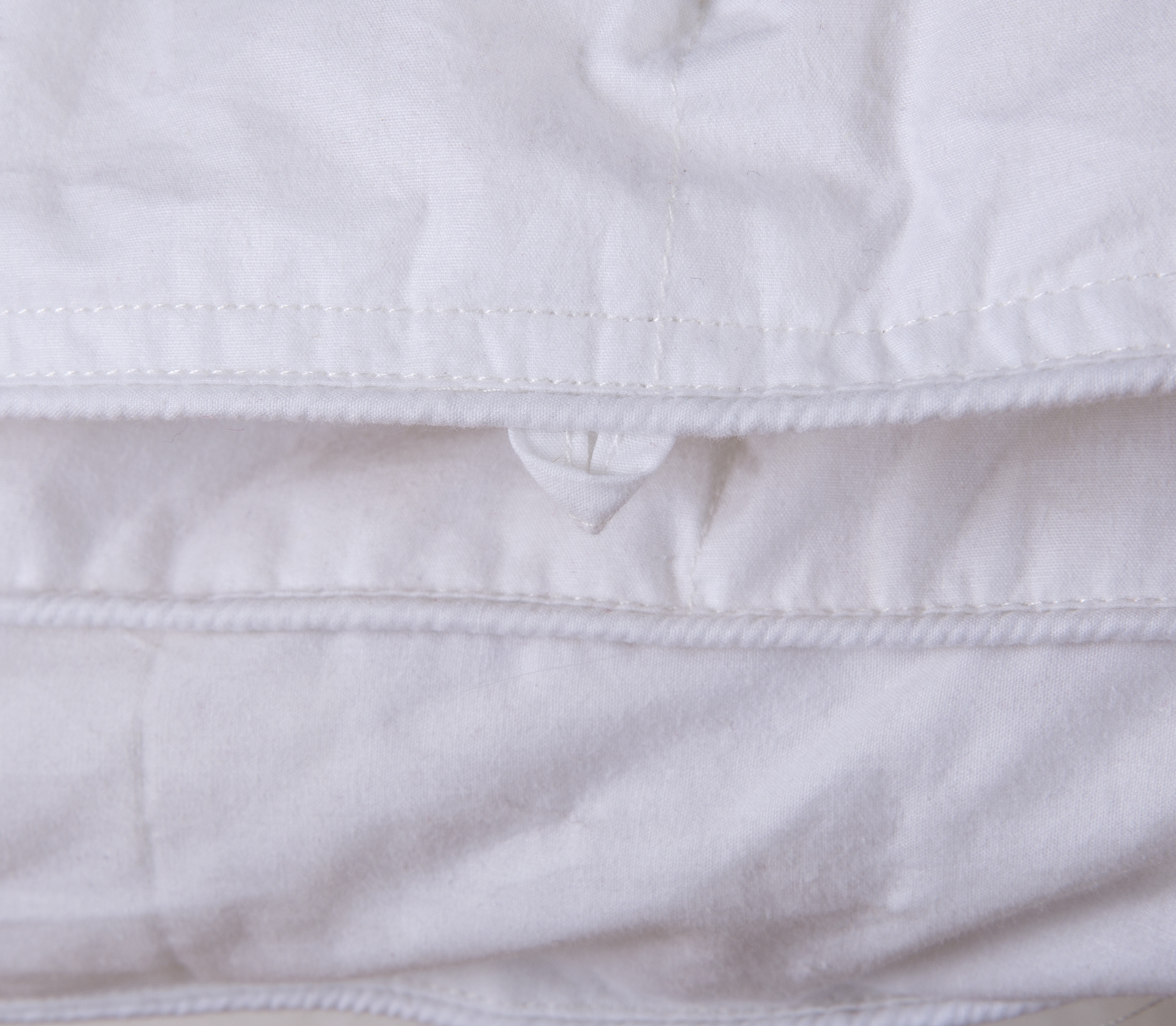 REAL TEXTILE Top Quality Double-layer Natural Duck Down/Feather Mattress Topper Hotel Bedroom 